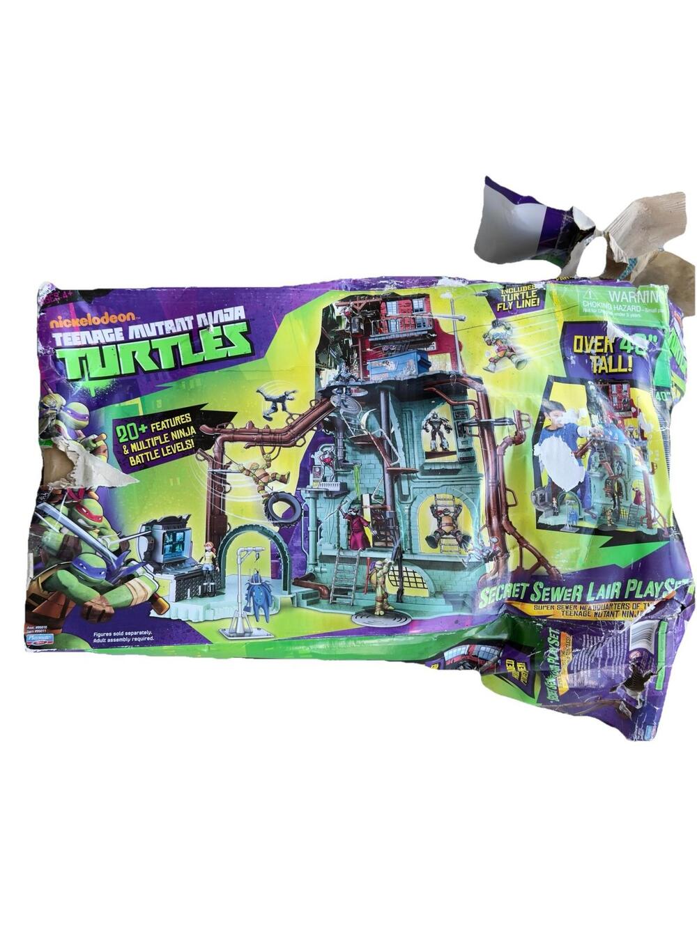 NEW Nickelodeon Teenage Mutant Ninja Turtles 2012 Secret Sewer Lair Playset NIB